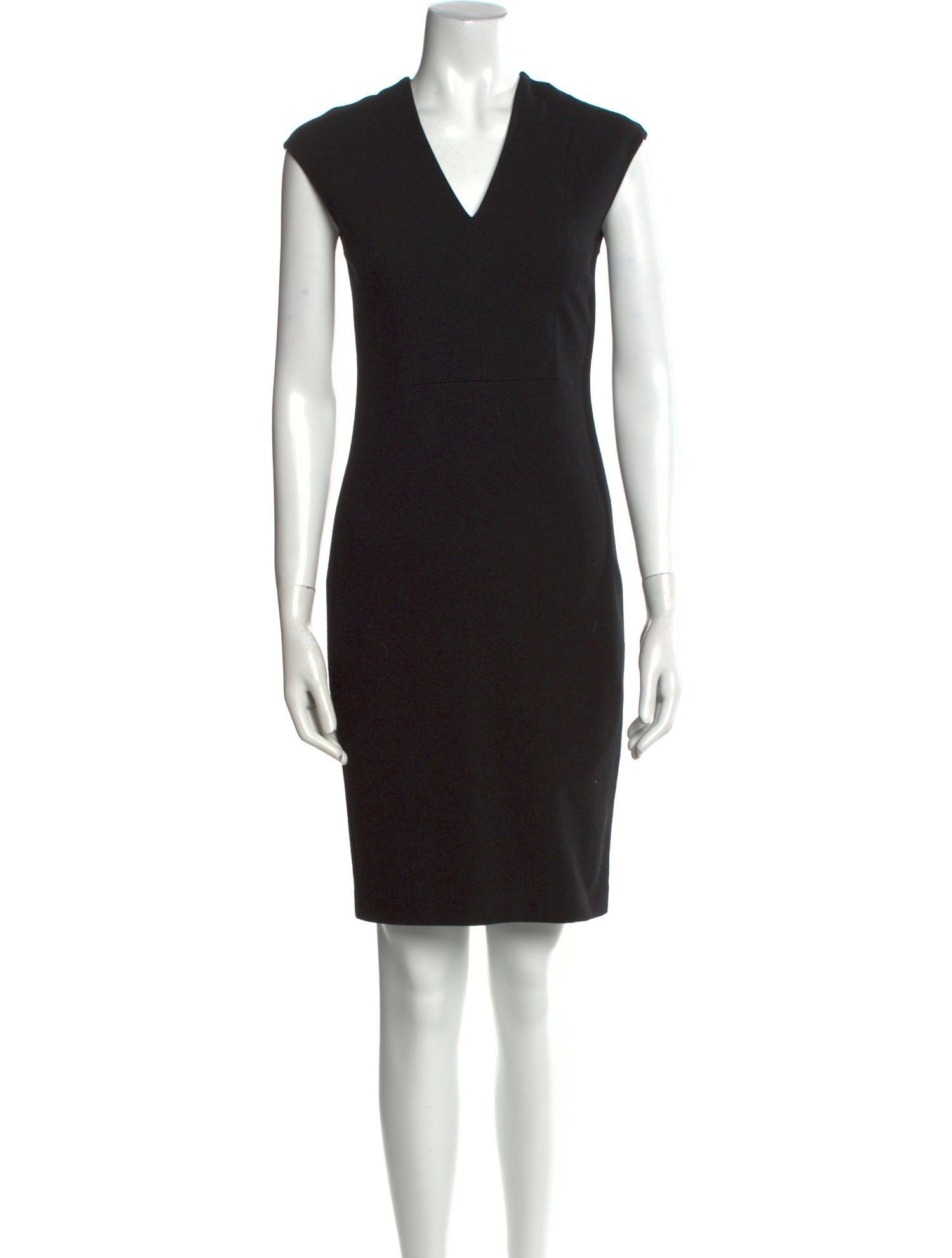 Proenza Schouler V-Neck Knee-Length Dress