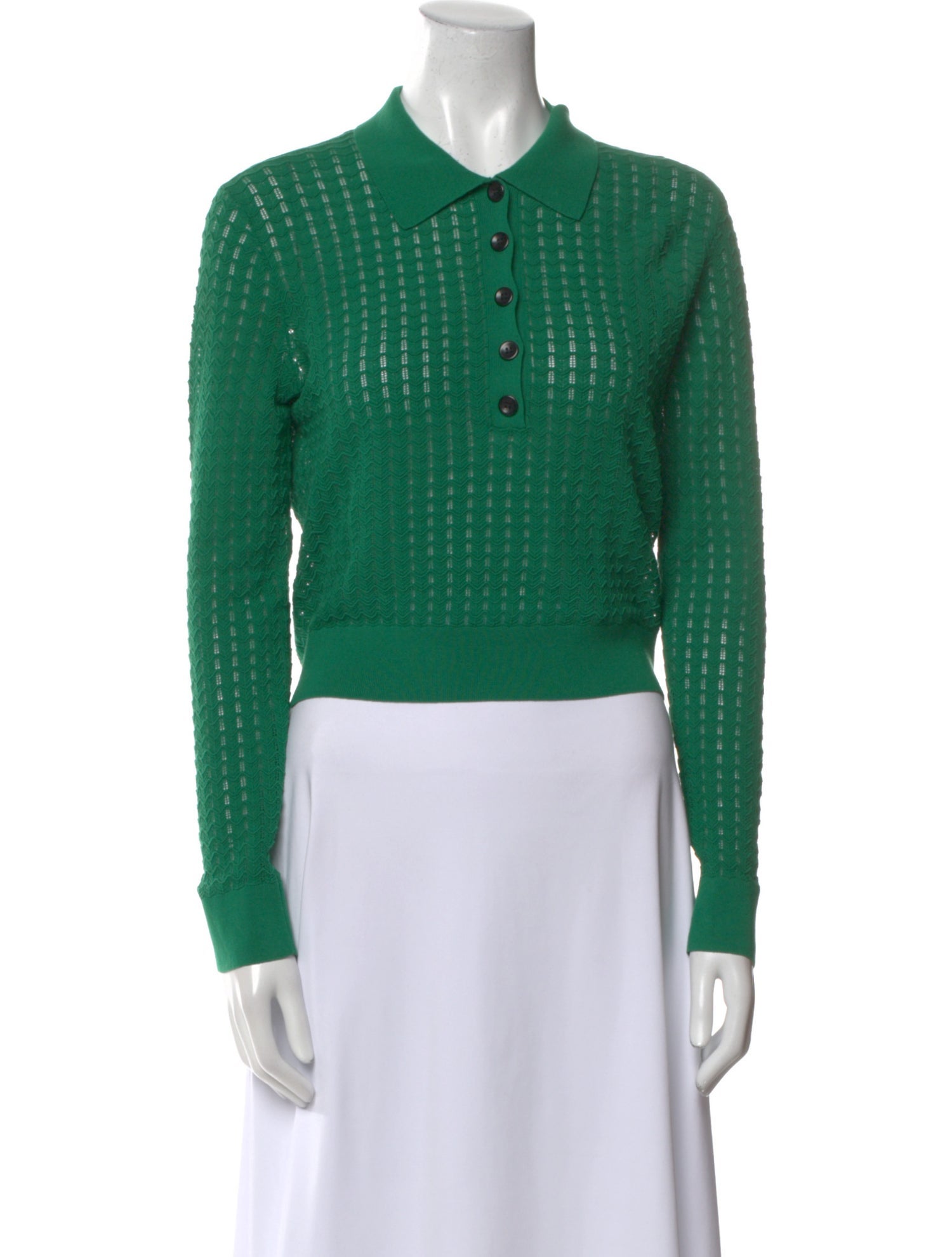 Proenza Schouler Long Sleeve Polo