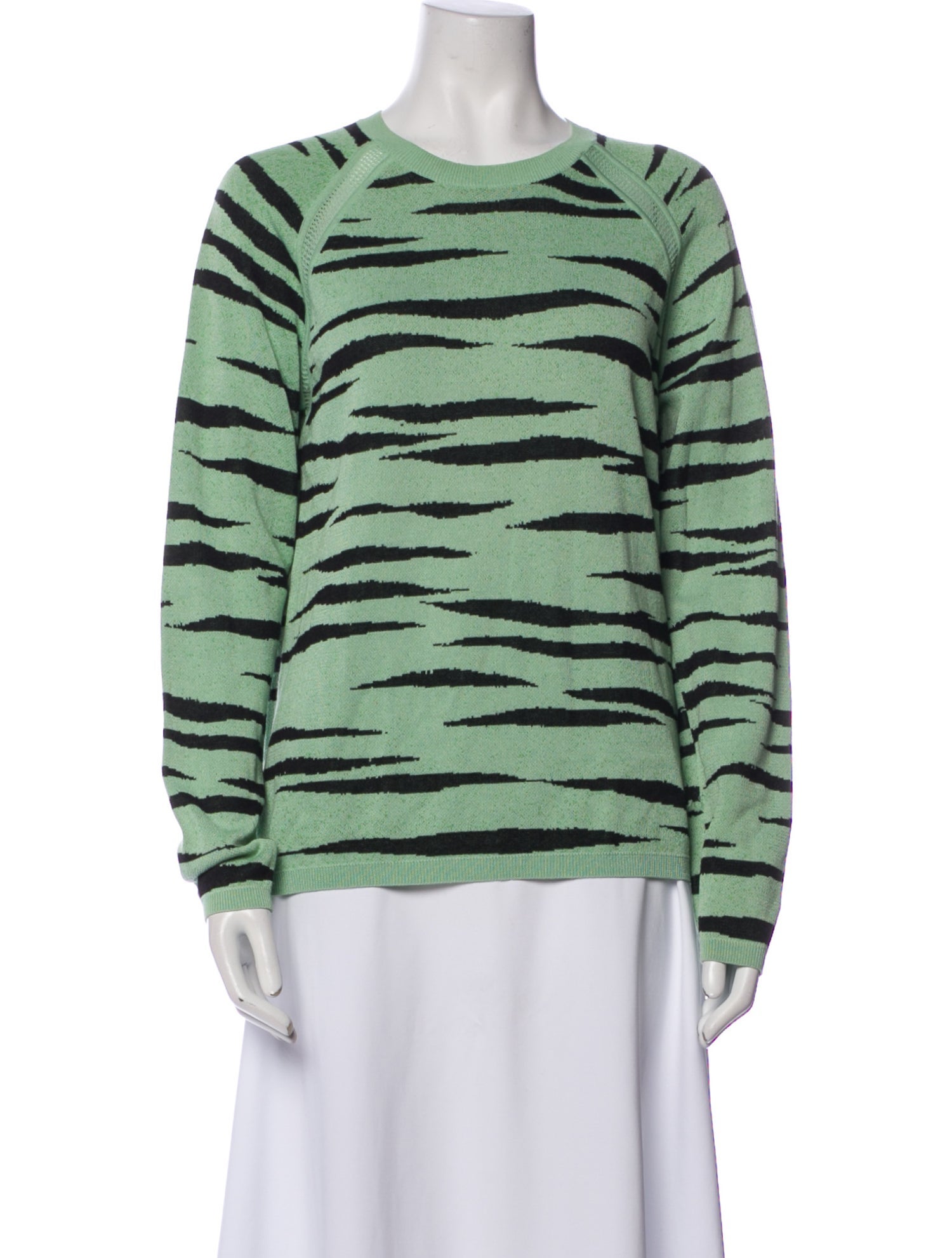Proenza Schouler Animal Print Crew Neck Sweatshirt