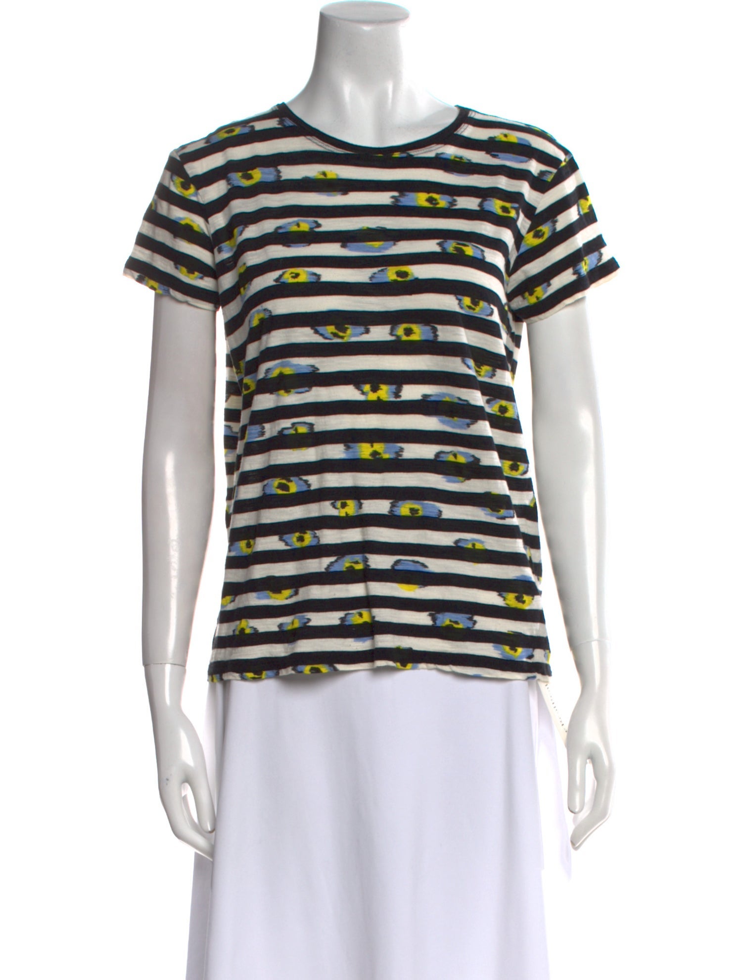 Proenza Schouler Striped Crew Neck T-Shirt