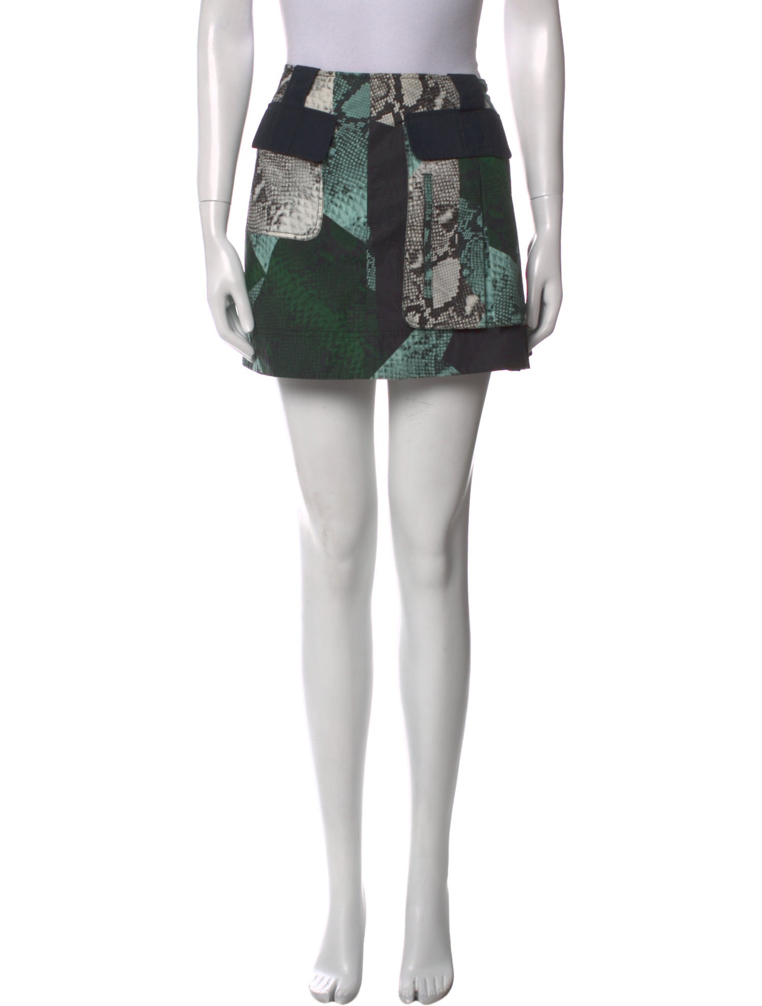 Proenza Schouler Animal Print Mini Skirt