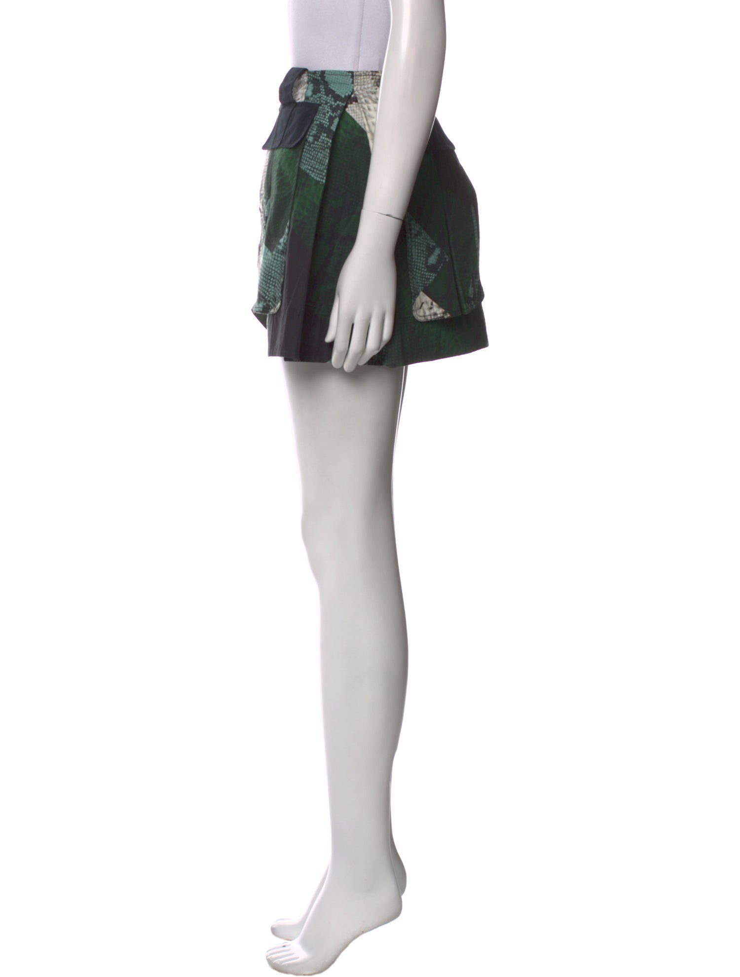 Proenza Schouler Animal Print Mini Skirt