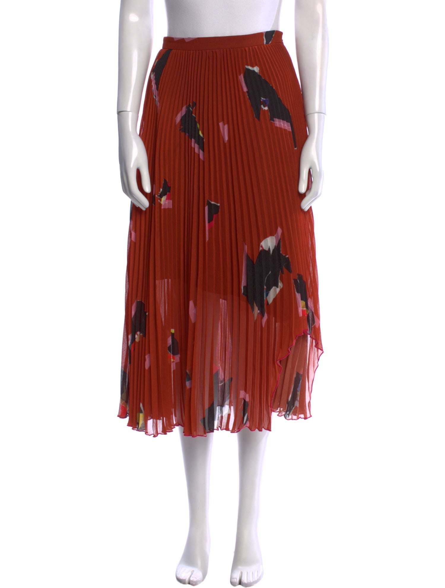 Proenza Schouler Printed Midi Length Skirt