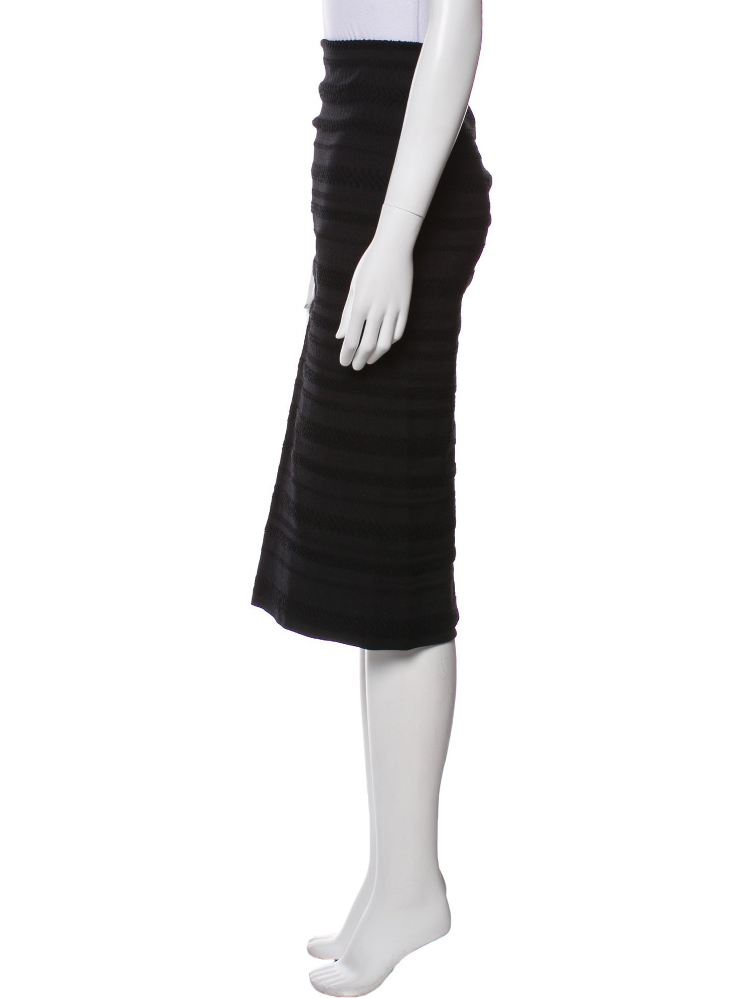 Proenza Schouler Striped Knee-Length Skirt