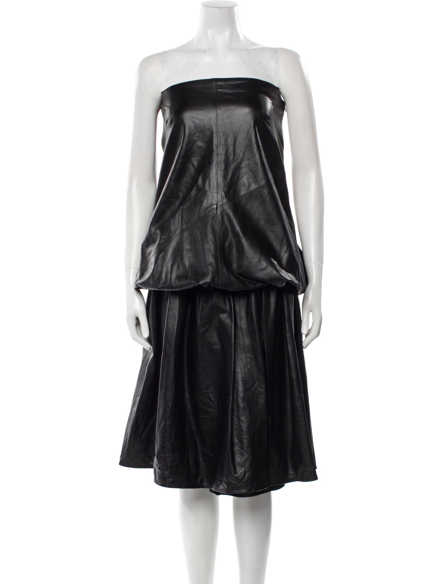 Proenza Schouler Lambskin Midi Length Dress