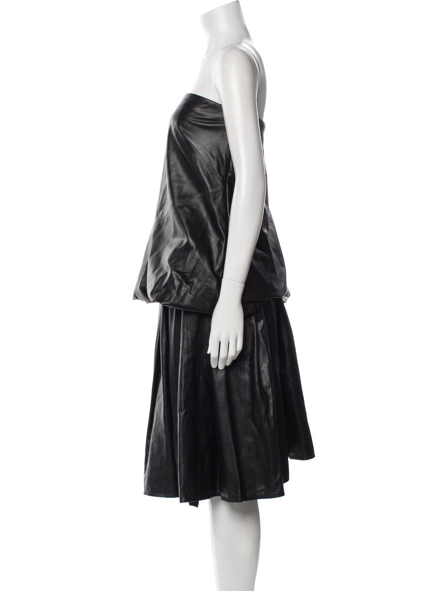 Proenza Schouler Lambskin Midi Length Dress