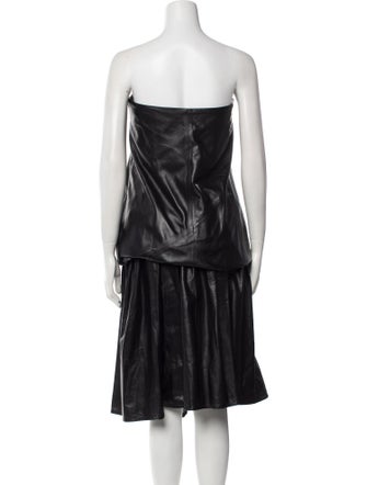 Proenza Schouler Lambskin Midi Length Dress