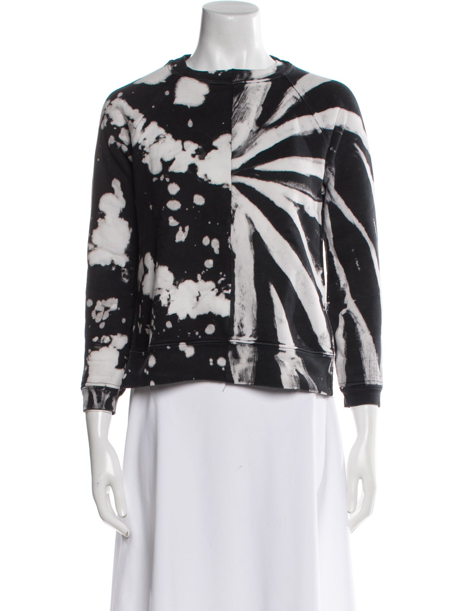 Proenza Schouler Printed Crew Neck Blouse