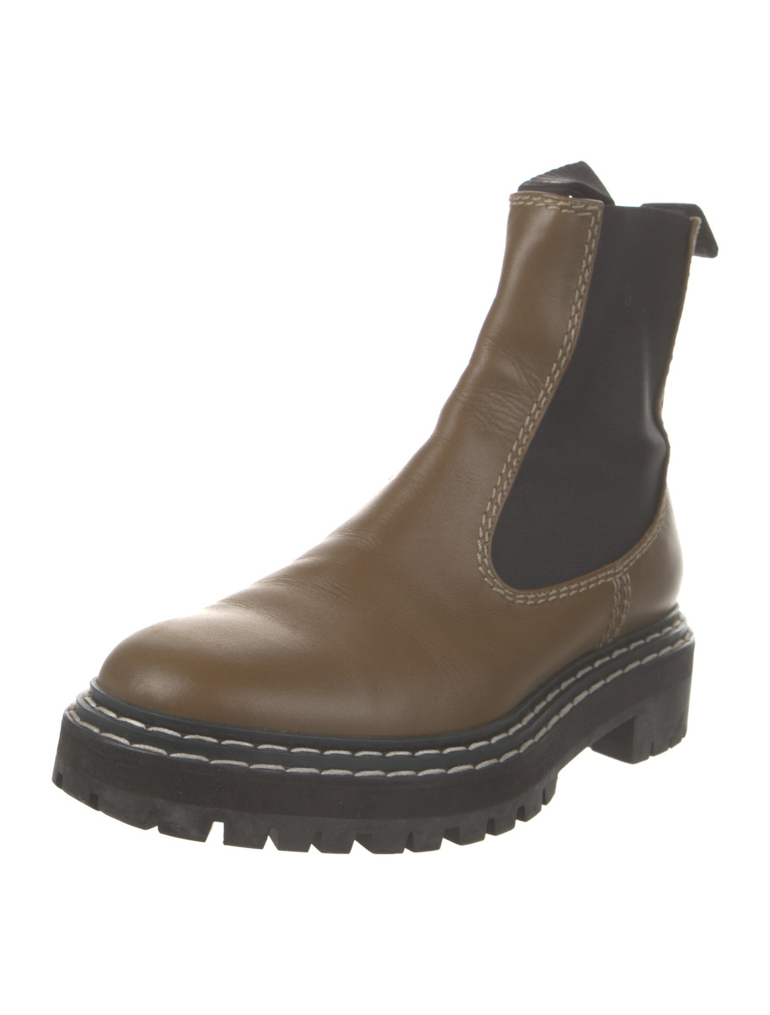 Proenza Schouler Leather Chelsea Boots