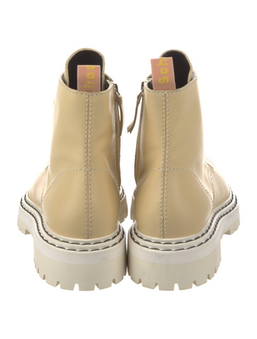 Proenza Schouler Leather Lace-Up Boots