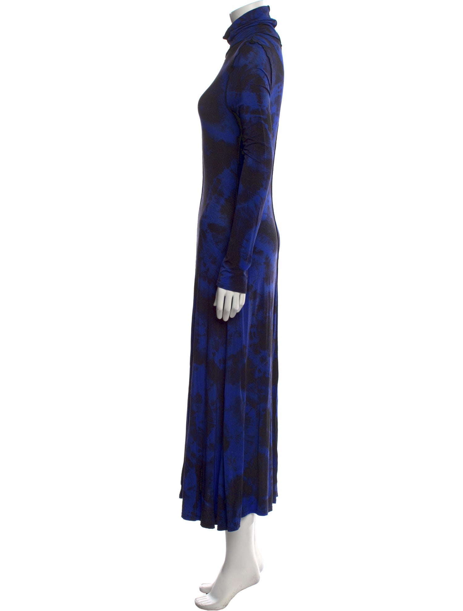 Proenza Schouler Tie-Dye Print Long Dress