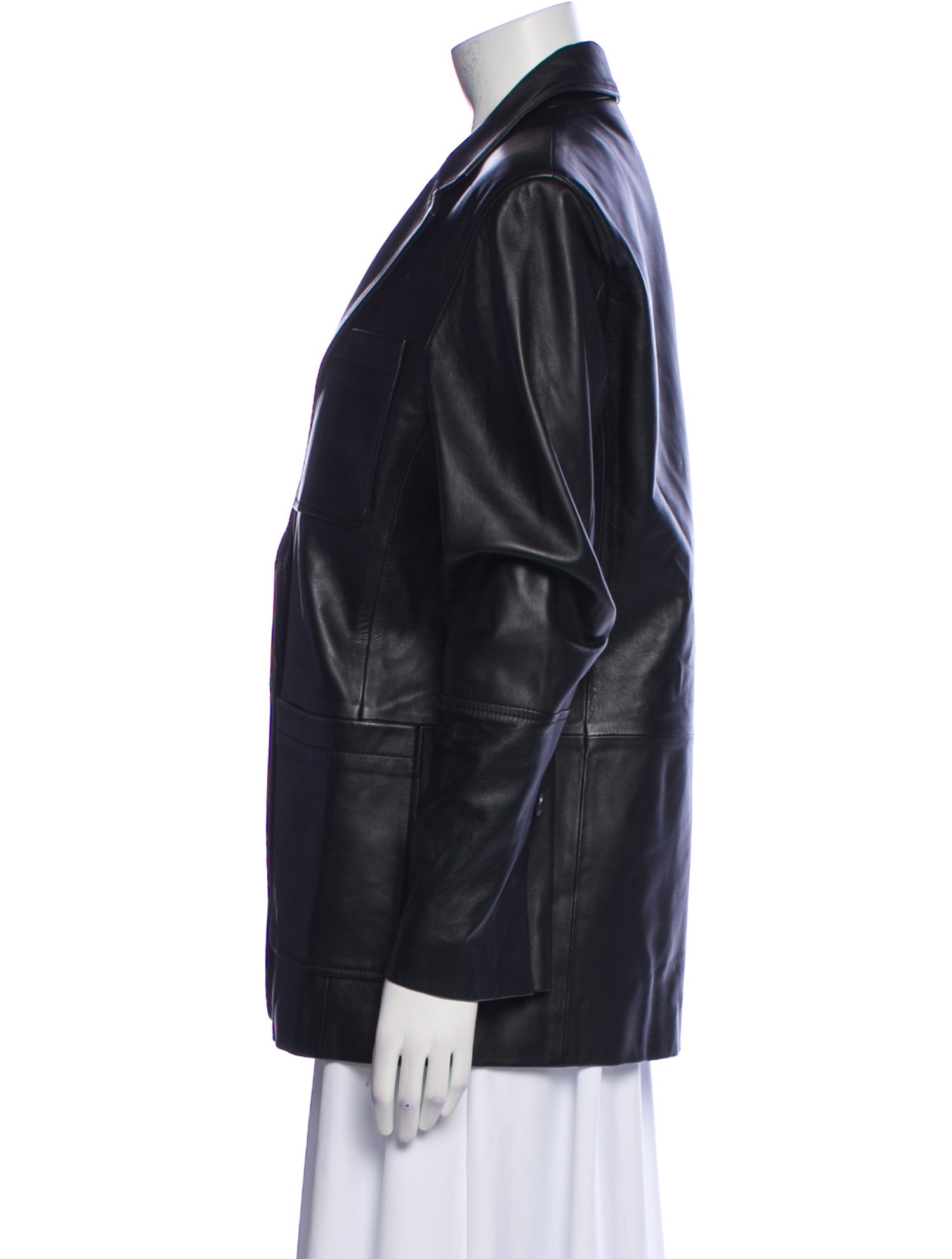 Proenza Schouler White Label Leather Blazer