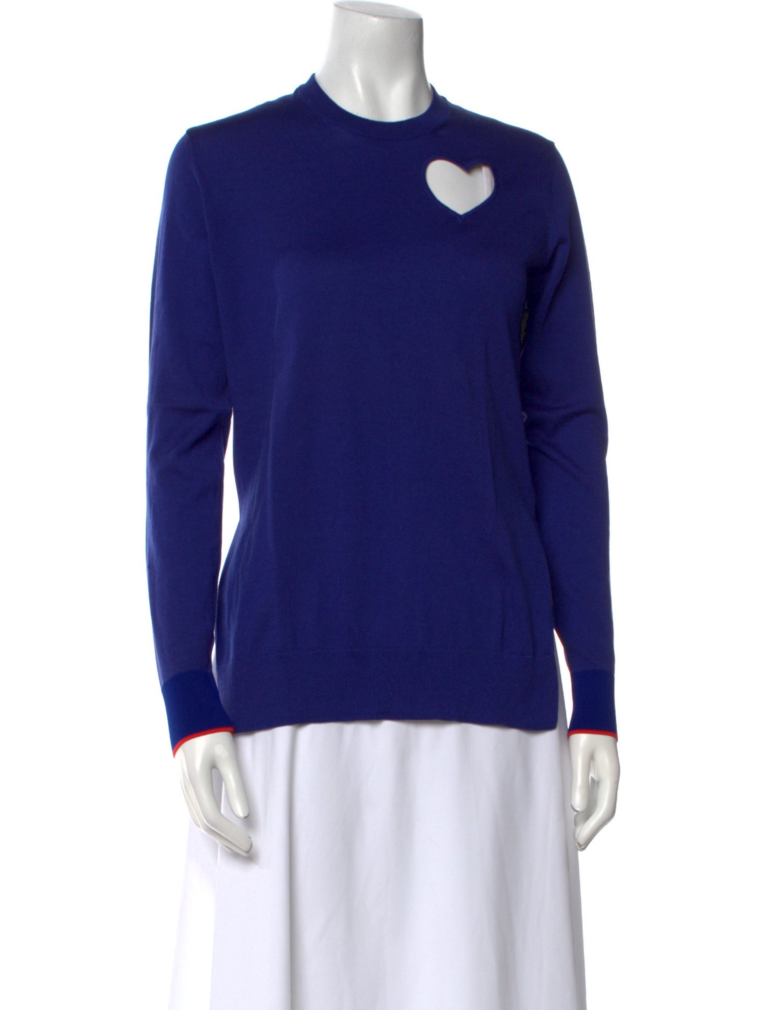 Proenza Schouler Mock Neck Long Sleeve Sweatshirt