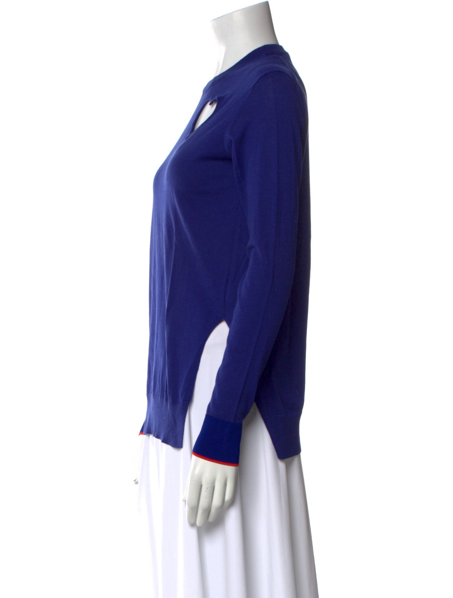Proenza Schouler Mock Neck Long Sleeve Sweatshirt