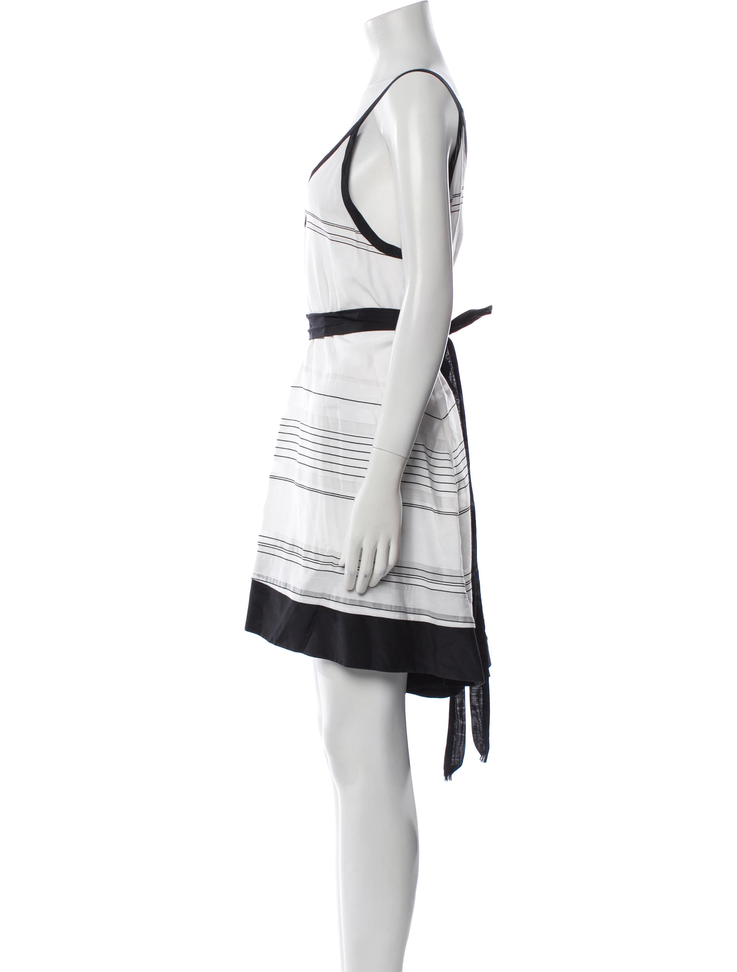 Proenza Schouler Striped Mini Dress