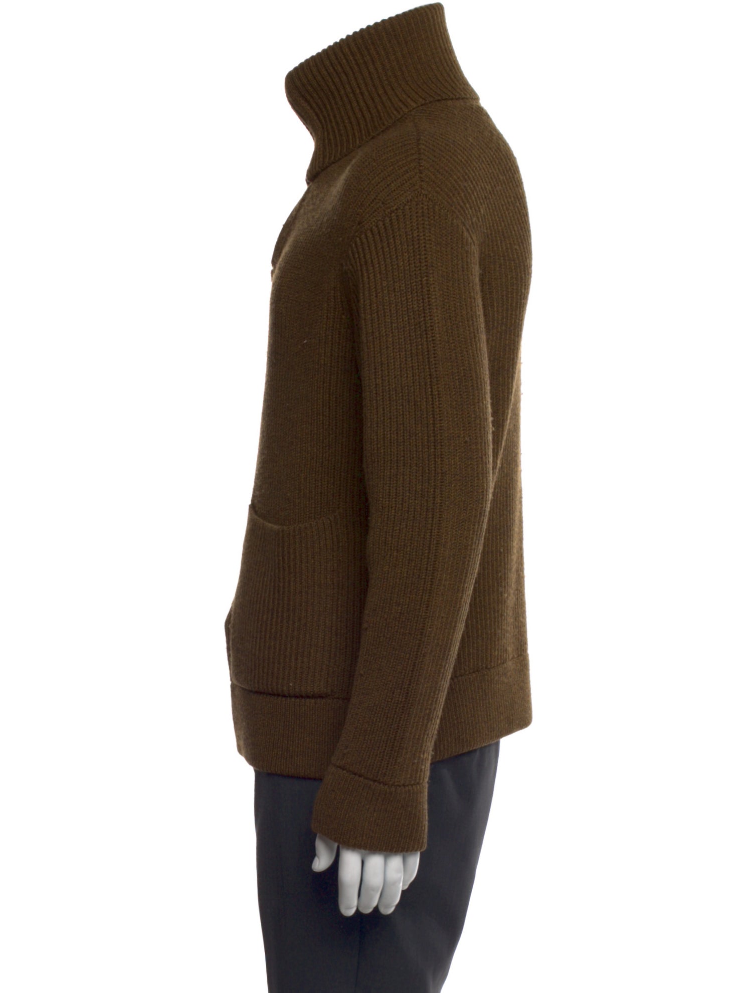 Proenza Schouler Wool Turtleneck Polo Sweater