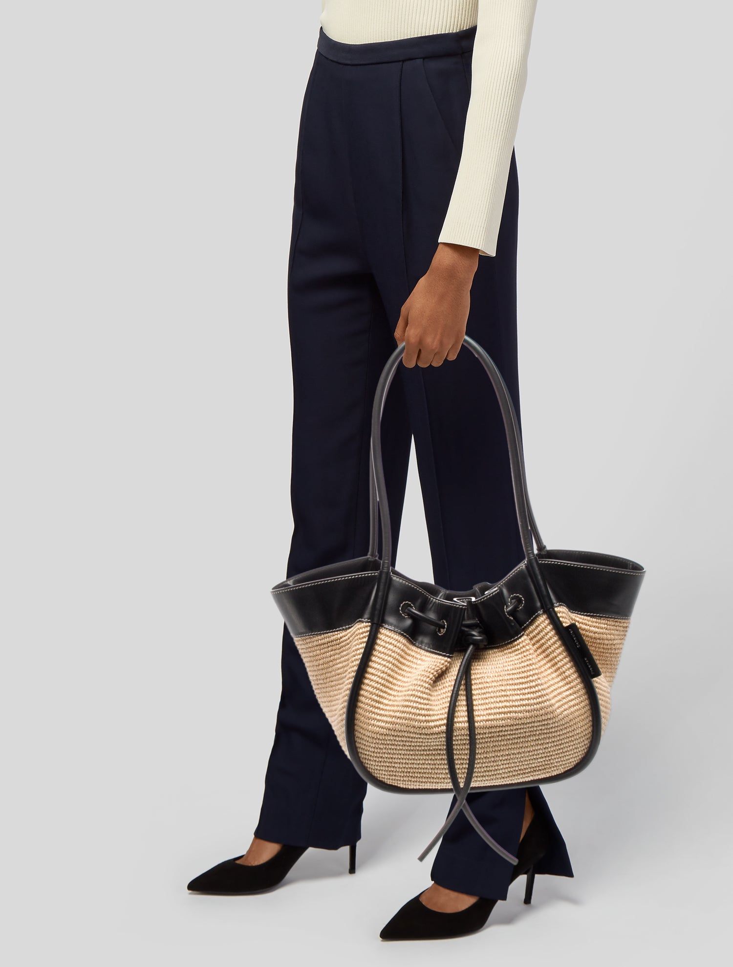 Proenza Schouler Raffia Shoulder Bag