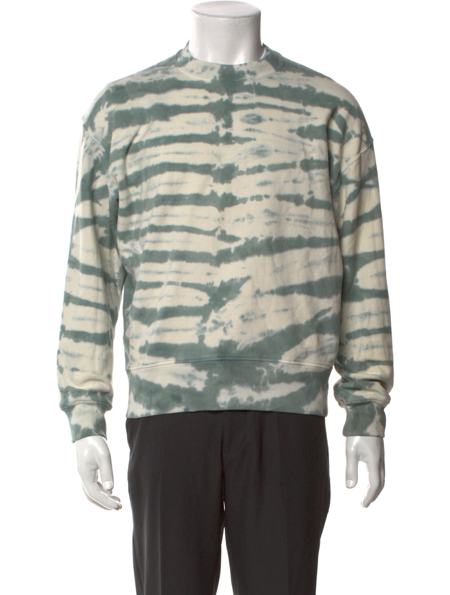 Proenza Schouler Tie-Dye Print Crew Neck Sweatshirt
