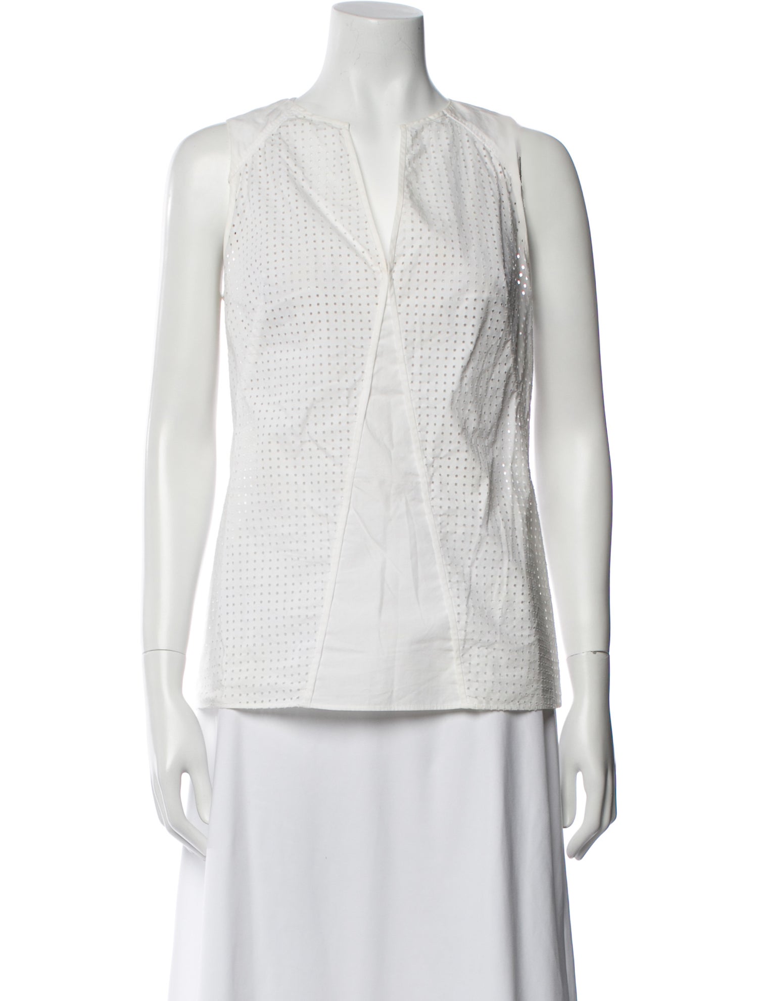 Proenza Schouler V-Neck Sleeveless Top