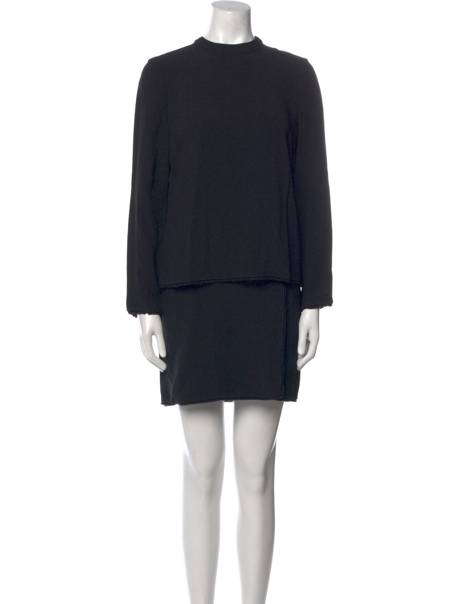 Proenza Schouler Mock Neck Mini Dress