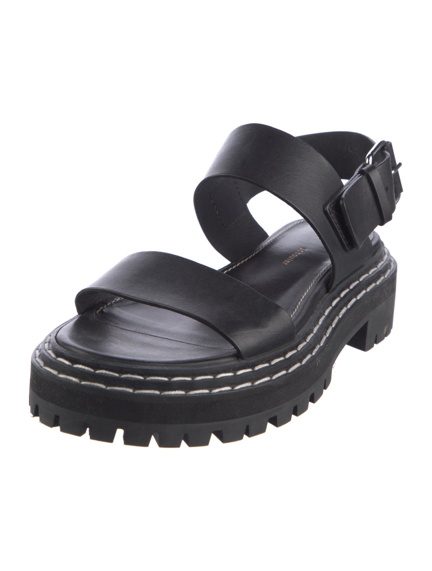 Proenza Schouler Leather Slingback Sandals