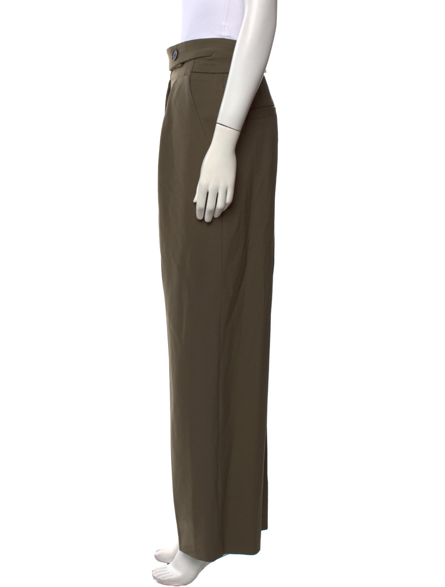 Proenza Schouler Virgin Wool Wide Leg Pants