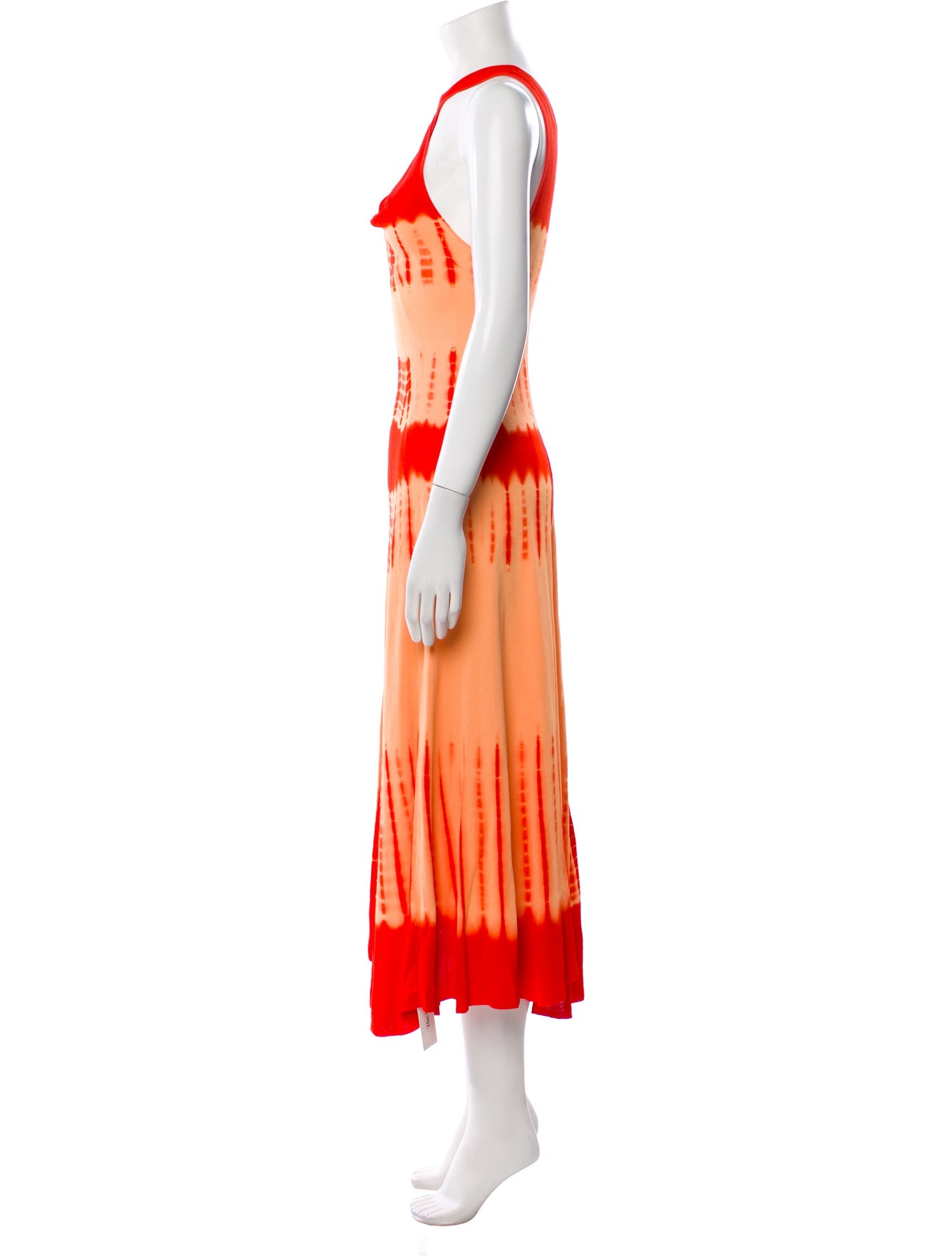 Proenza Schouler Tie-Dye Print Long Dress