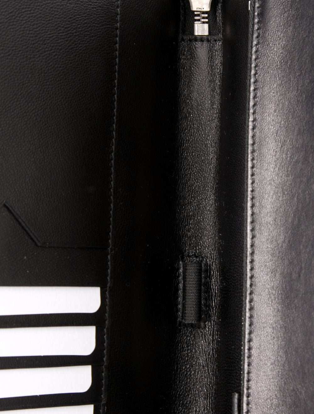 Proenza Schouler Wallet Black Python Silver-Tone … - image 6