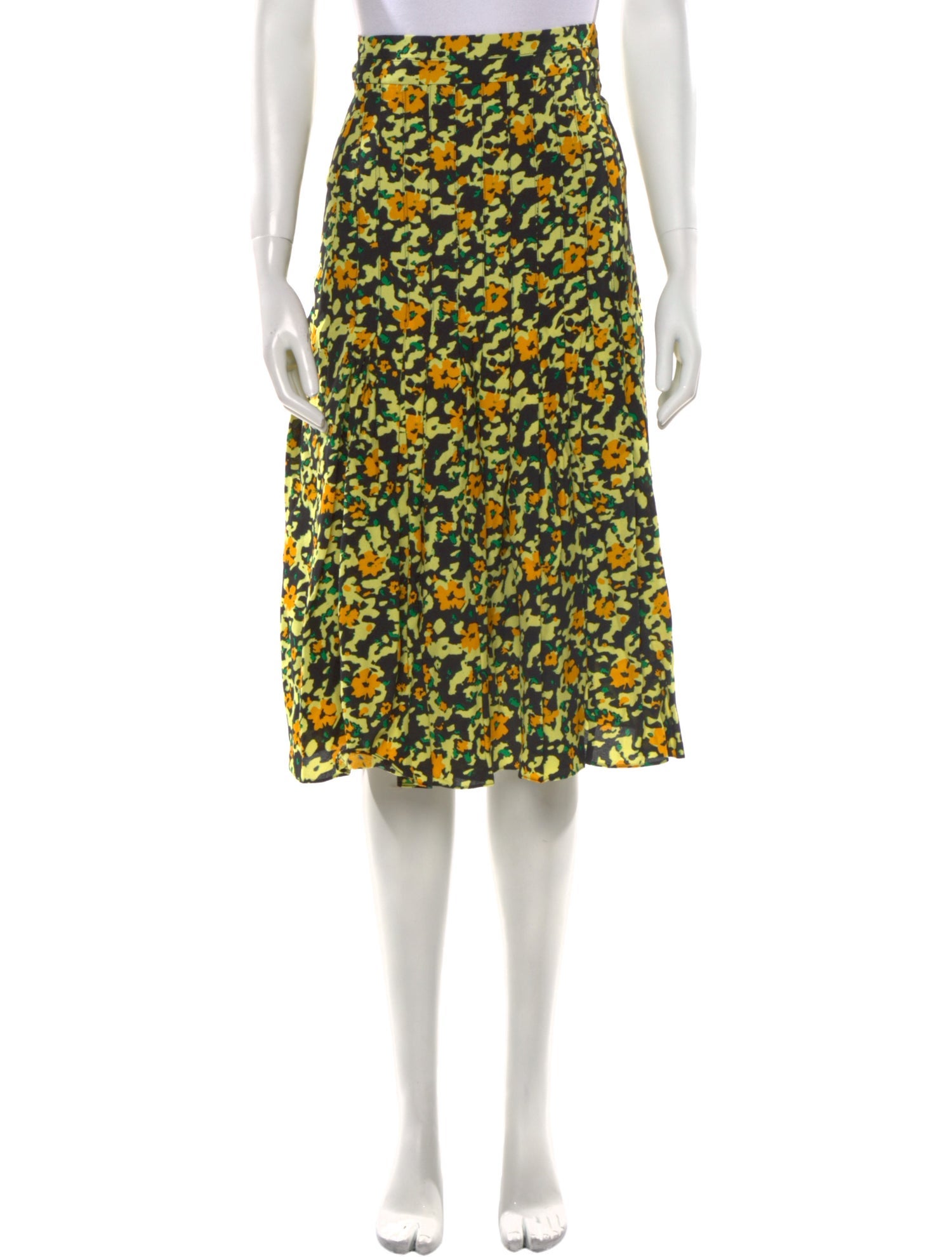 Proenza Schouler Floral Print Midi Length Skirt w/ Tags
