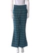 Proenza Schouler Plaid Print Wide Leg Pants