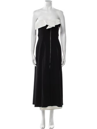 Proenza Schouler Strapless Midi Length Dress