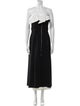 Proenza Schouler Strapless Midi Length Dress