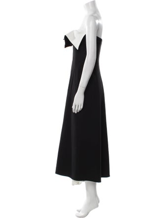 Proenza Schouler Strapless Midi Length Dress