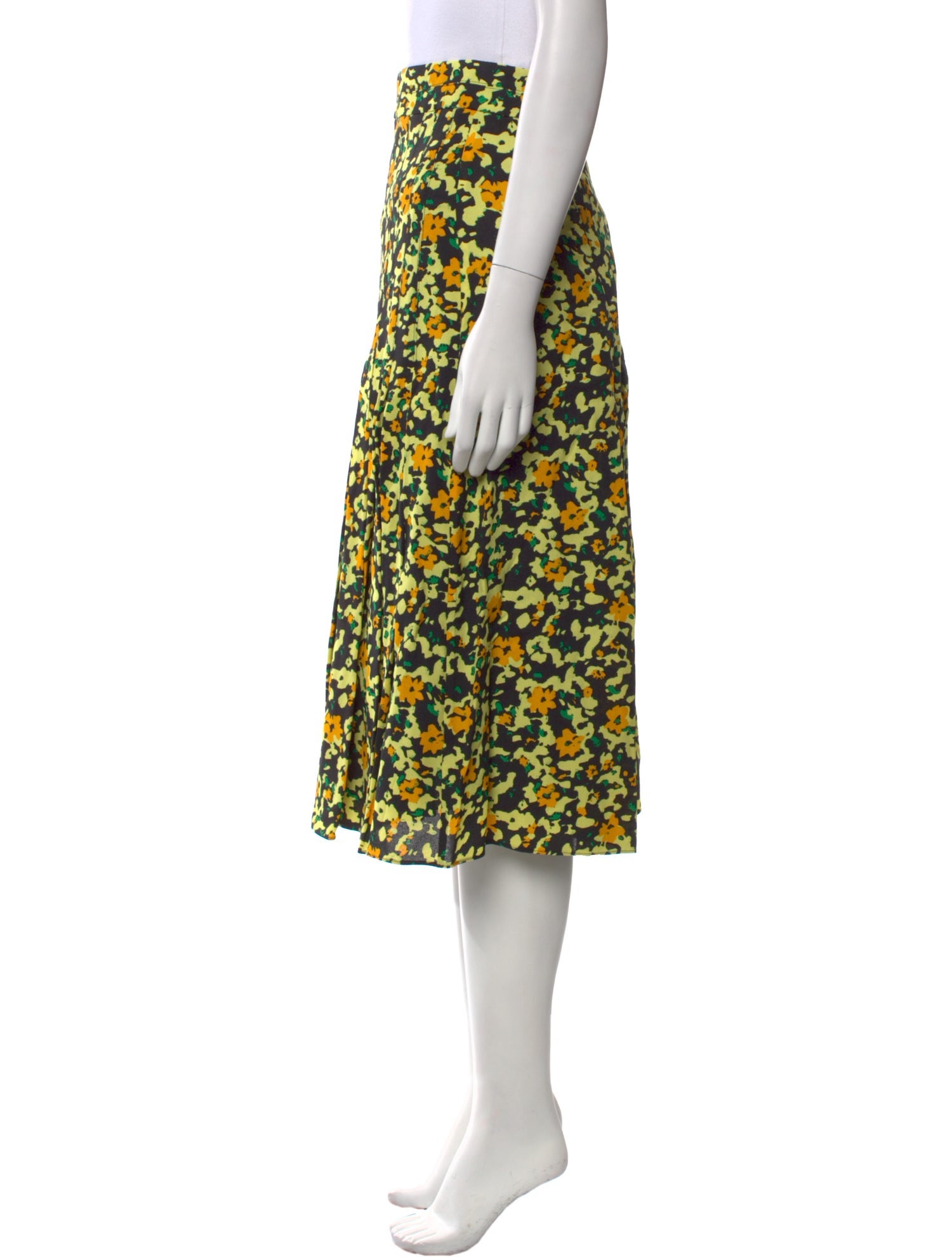 Proenza Schouler Floral Print Midi Length Skirt w/ Tags