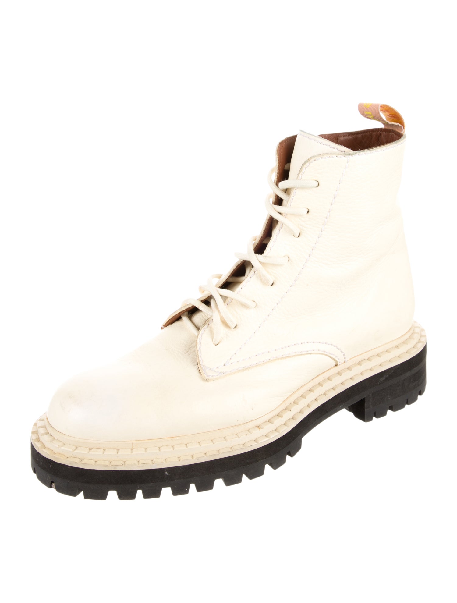 Proenza Schouler Leather Combat Boots