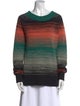 Proenza Schouler Striped Scoop Neck Sweater