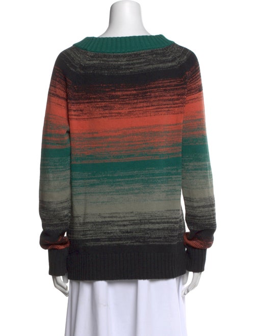 Proenza Schouler Striped Scoop Neck Sweater