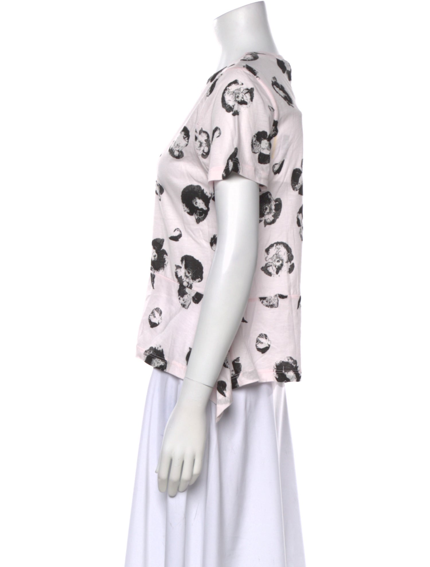 Proenza Schouler Printed Crew Neck T-Shirt