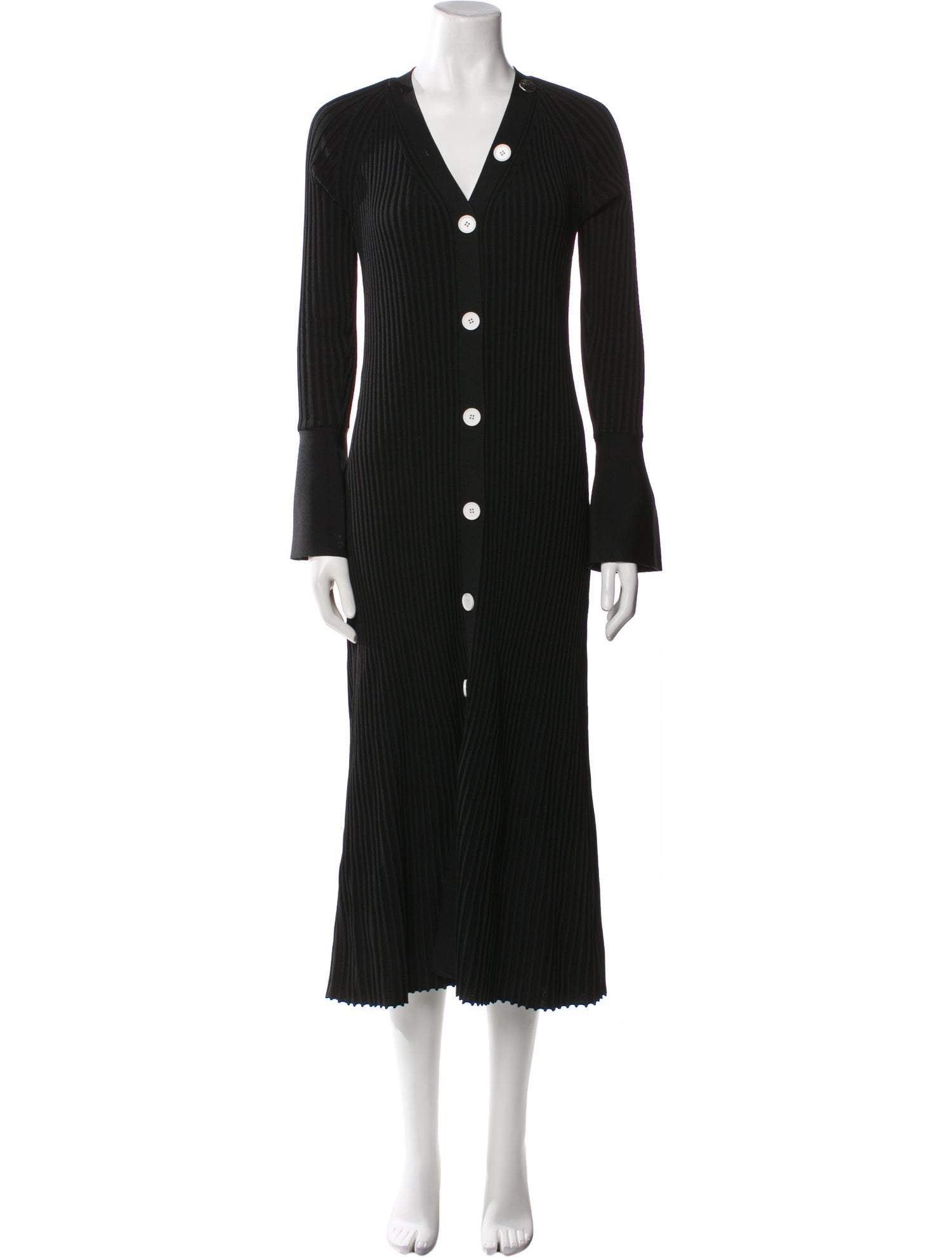 Proenza Schouler V-Neck Long Dress