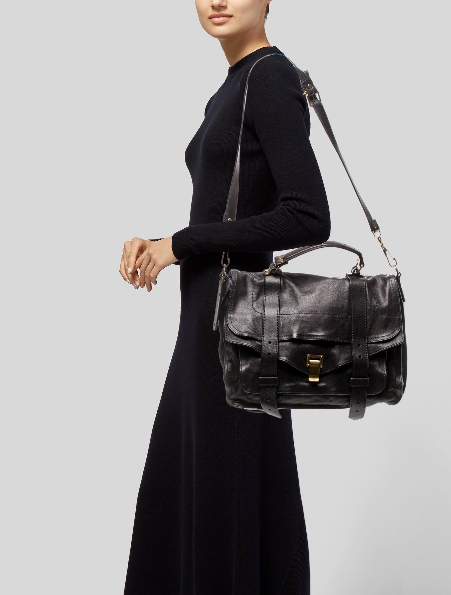 Proenza Schouler Leather Top Handle Bag