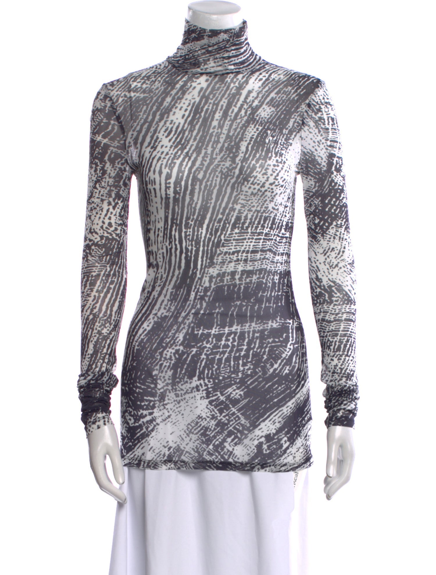 Proenza Schouler Printed Turtleneck Top w/ Tags