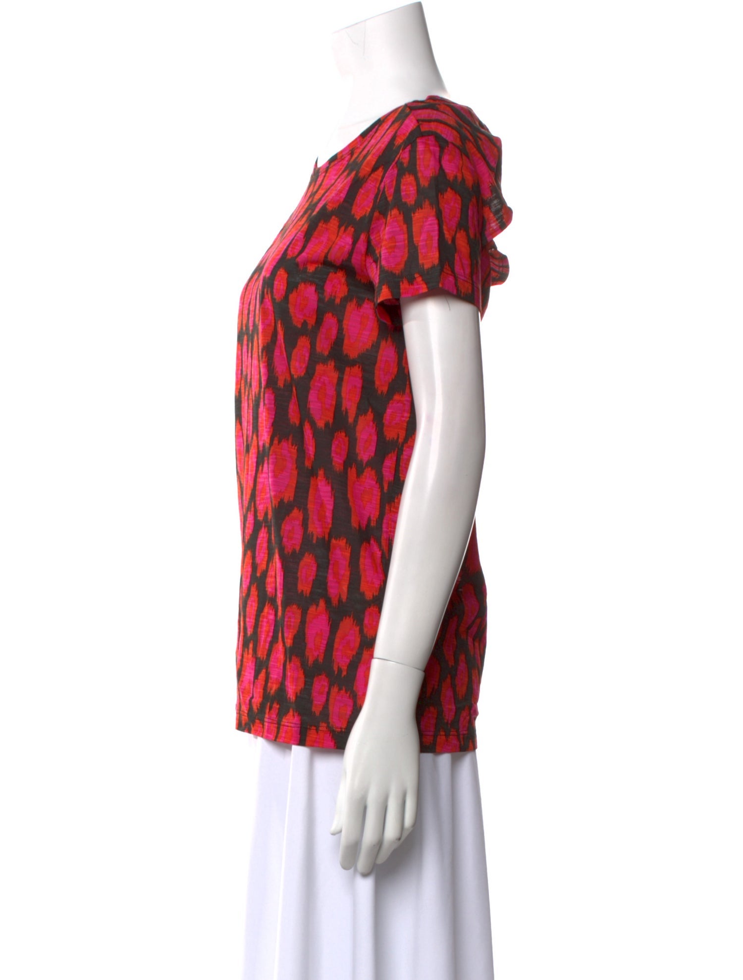 Proenza Schouler Printed Scoop Neck T-Shirt