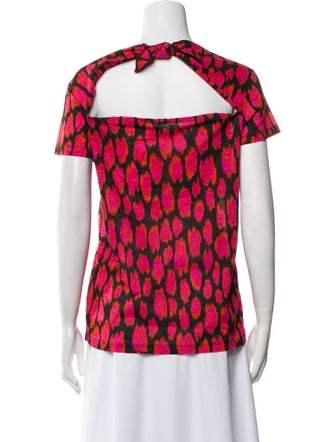 Proenza Schouler Printed Crew Neck T-Shirt