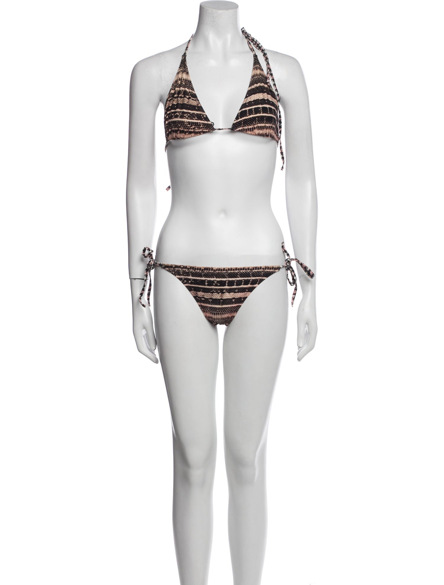 Proenza Schouler Striped Bikini