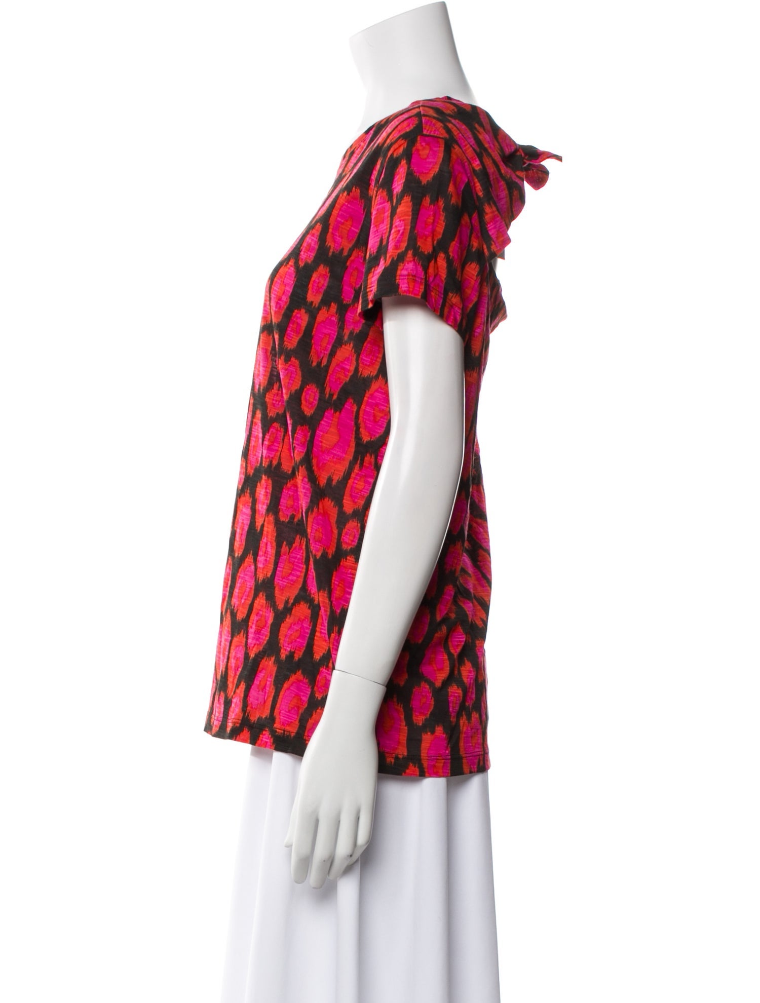 Proenza Schouler Printed Scoop Neck T-Shirt