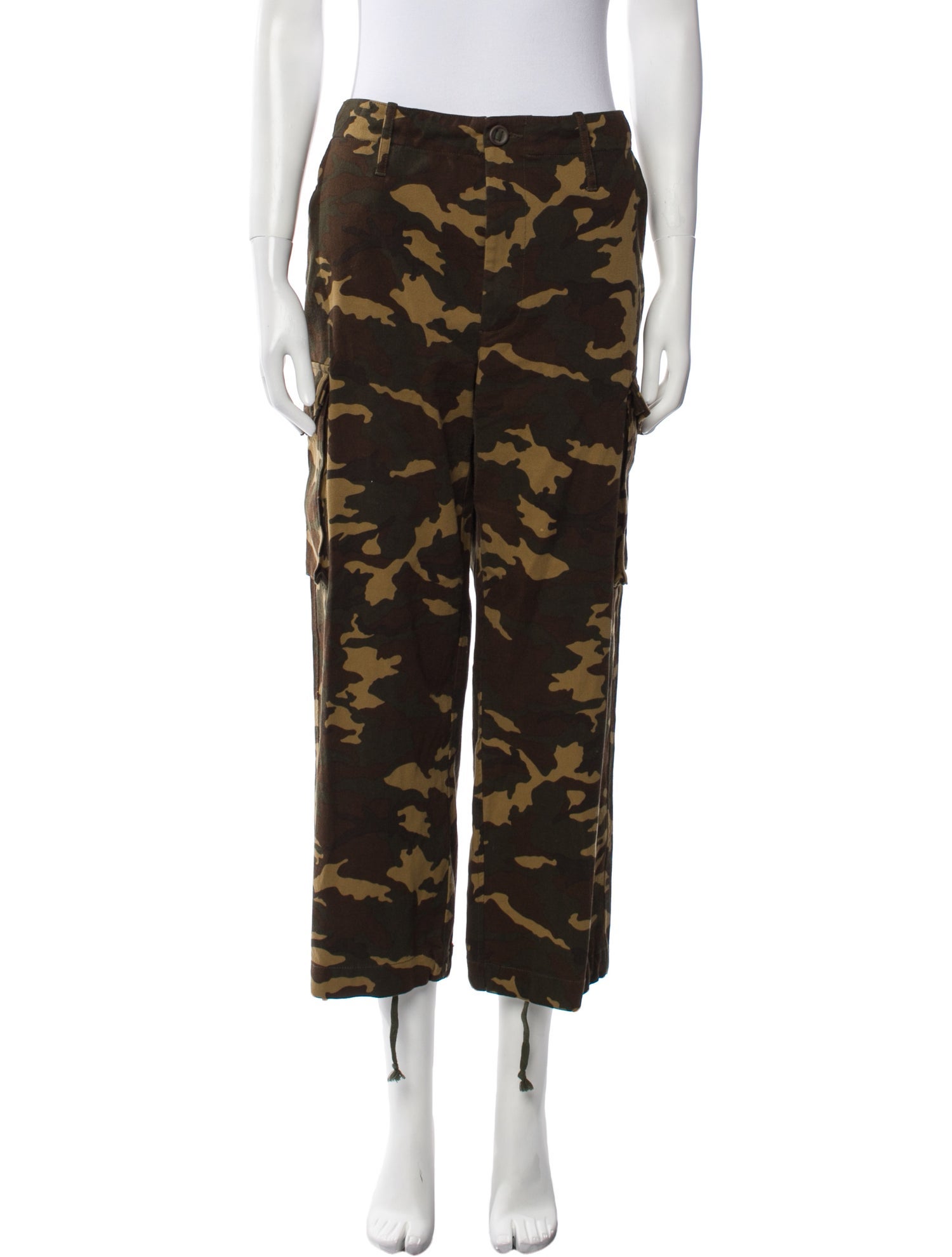 Proenza Schouler Camouflage Print Skinny Leg Pants