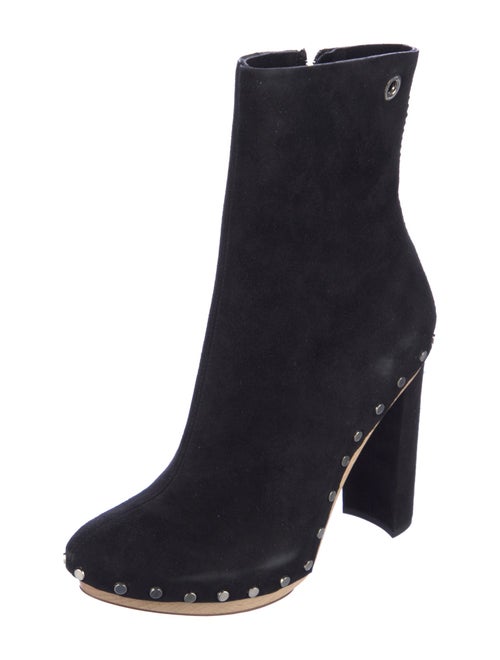 Proenza Schouler Suede Studded Accents Boots