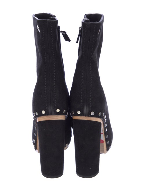 Proenza Schouler Suede Studded Accents Boots