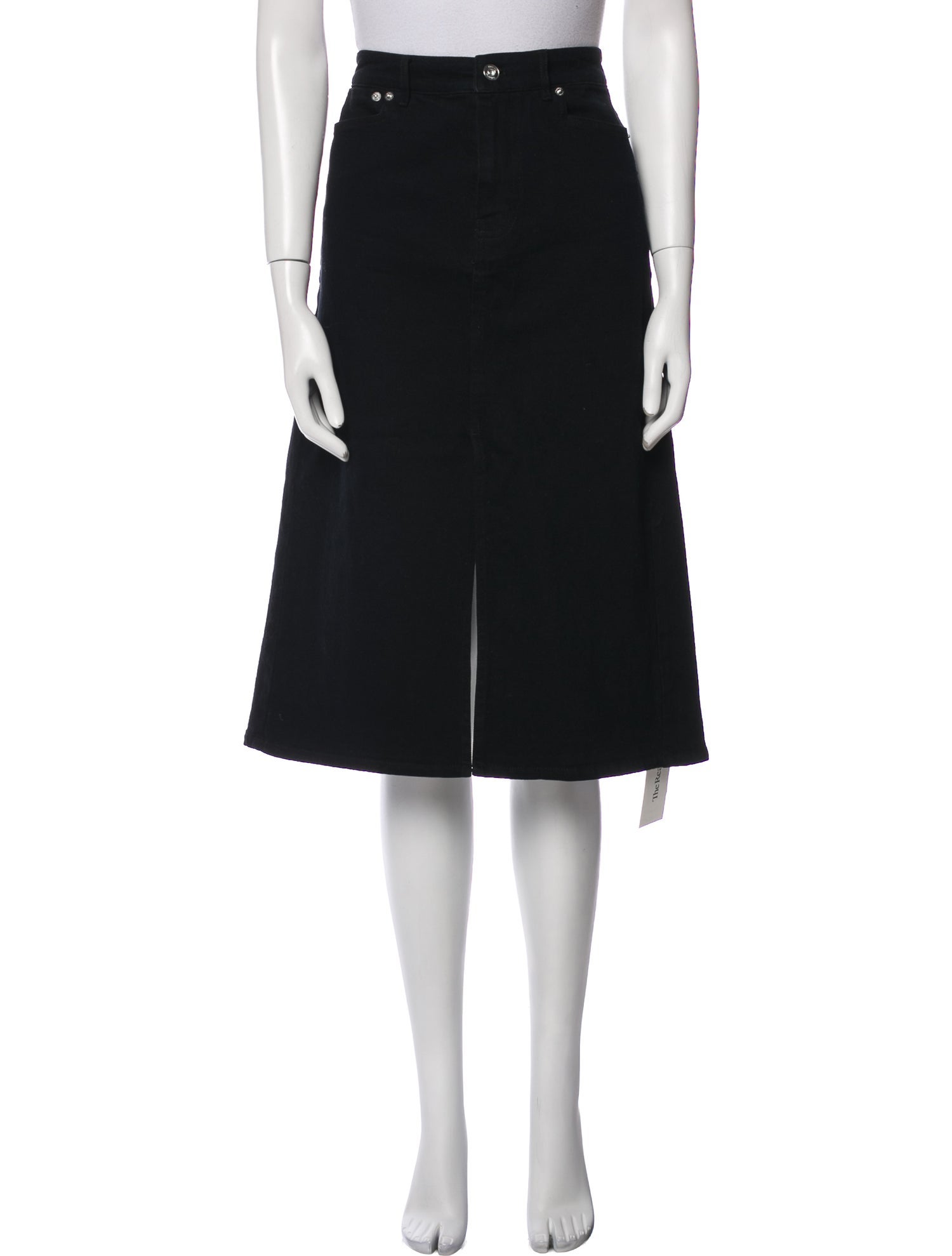 Proenza Schouler Raw-Edge Trim Knee-Length Skirt