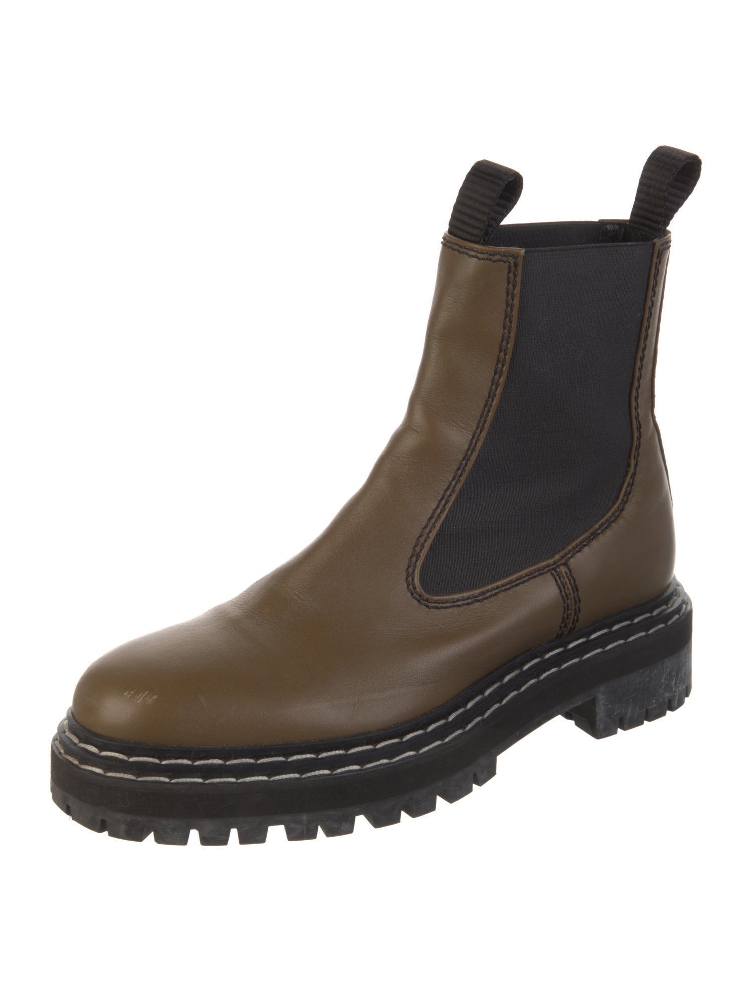 Proenza Schouler Leather Chelsea Boots